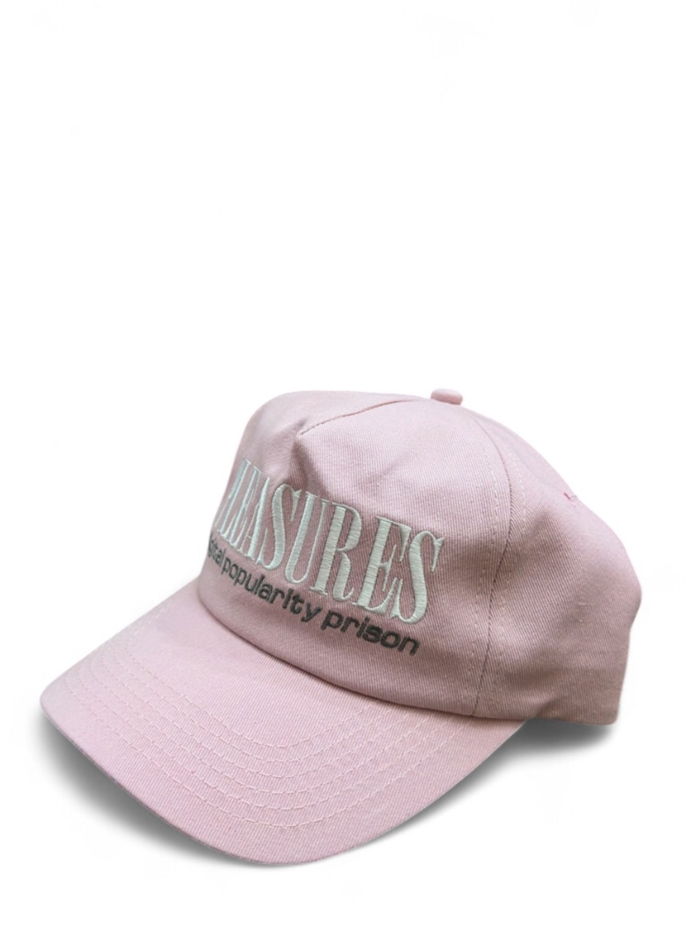 Pleasures Embroidered Design Mauve Pink Snapback Cap (NWT)